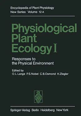 E-Book (pdf) Physiological Plant Ecology I von O. L. Lange, P. S. Nobel, C. B. Osmond