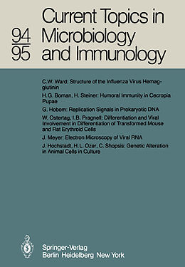 eBook (pdf) Current Topics in Microbiology and Immunology de W. Henle, P. H. Hofschneider, H. Koprowski