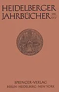 E-Book (pdf) Heidelberger Jahrbücher von H. Schipperges