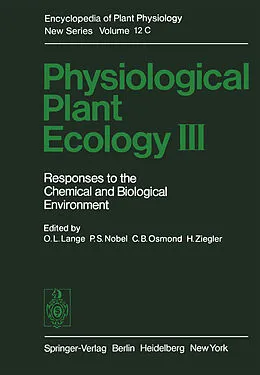E-Book (pdf) Physiological Plant Ecology III von O. L. Lange, P. S. Nobel, C. B. Osmond