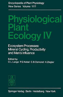 E-Book (pdf) Physiological Plant Ecology IV von O. L. Lange, P. S. Nobel, C. B. Osmond