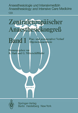 E-Book (pdf) Zentraleuropäischer Anaesthesiekongre? von 