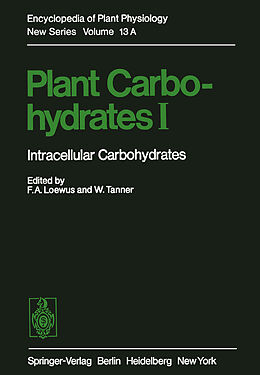 Couverture cartonnée Plant Carbohydrates I de 