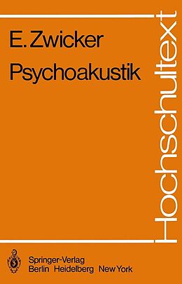 E-Book (pdf) Psychoakustik von E. Zwicker