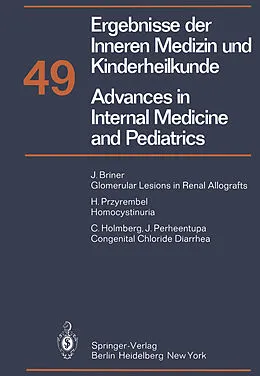 E-Book (pdf) Ergebnisse der Inneren Medizin und Kinderheilkunde / Advances in Internal Medicine and Pediatrics von P. Frick, G. -A. von Harnack, K. Kochsiek