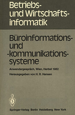 E-Book (pdf) Büroinformations- und -kommunikationssysteme von 