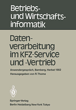 E-Book (pdf) Datenverarbeitung im KFZ-Service und -Vertrieb von 