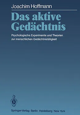 E-Book (pdf) Das aktive Gedächtnis von Joachim Hoffmann