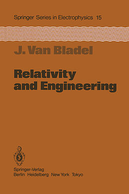 Couverture cartonnée Relativity and Engineering de Jean Van Bladel
