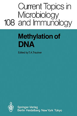 Couverture cartonnée Methylation of DNA de 