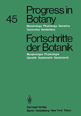 Kartonierter Einband Progress in Botany / Fortschritte der Botanik von Karl Esser, Klaus Kubitzki, Hubert Ziegler