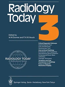 E-Book (pdf) Radiology Today von Martin W. Donner, Friedrich H. W. Heuck