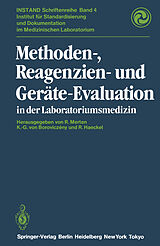 Kartonierter Einband Methoden-, Reagenzien- und Geräte-Evaluation in der Laboratoriumsmedizin von 