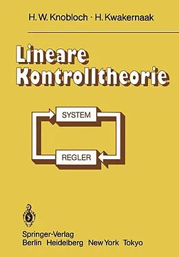 E-Book (pdf) Lineare Kontrolltheorie von H.W. Knobloch, H. Kwakernaak