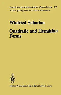 E-Book (pdf) Quadratic and Hermitian Forms von W. Scharlau