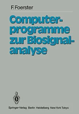 E-Book (pdf) Computerprogramme zur Biosignalanalyse von F. Förster