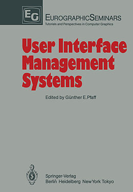 Kartonierter Einband User Interface Management Systems von 
