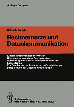 Kartonierter Einband Rechnernetze und Datenkommunikation von Reinhold Franck