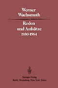 E-Book (pdf) Reden und Aufsätze 19301984 von W. Wachsmuth