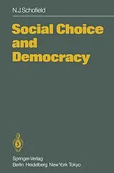 Kartonierter Einband Social Choice and Democracy von Norman Schofield