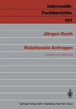 E-Book (pdf) Relationale Anfragen von Jürgen Koch
