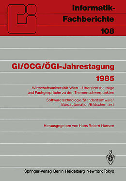 E-Book (pdf) GI/OCG/ÖGI-Jahrestagung 1985 von 