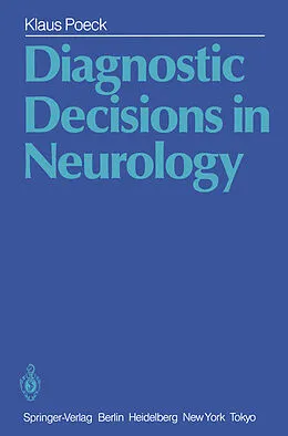 E-Book (pdf) Diagnostic Decisions in Neurology von Klaus Poeck