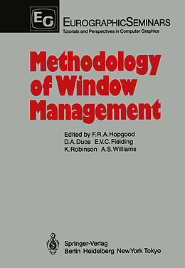 Couverture cartonnée Methodology of Window Management de 