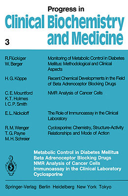 eBook (pdf) Metabolic Control in Diabetes Mellitus Beta Adrenoceptor Blocking Drugs NMR Analysis of Cancer Cells Immunoassay in the Clinical Laboratory Cyclosporine de 