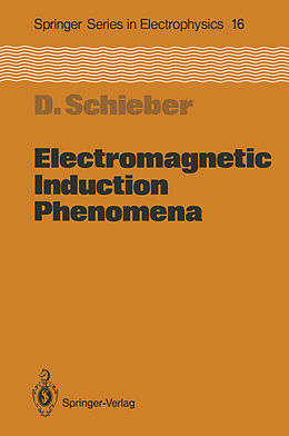 Couverture cartonnée Electromagnetic Induction Phenomena de David Schieber