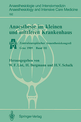 E-Book (pdf) Anaesthesie im kleinen und mittleren Krankenhaus von 