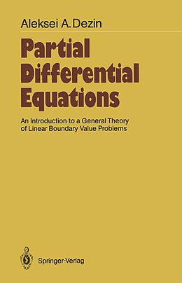 Kartonierter Einband Partial Differential Equations von Aleksei A. Dezin