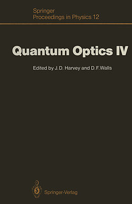 Kartonierter Einband Quantum Optics IV von 