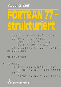 E-Book (pdf) FORTRAN 77  strukturiert von Werner Junginger