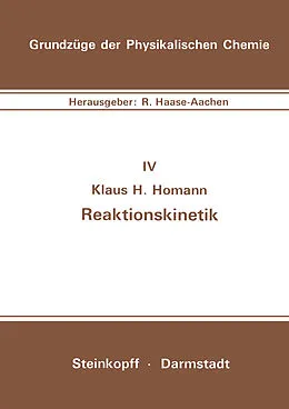 E-Book (pdf) Reaktionskinetik von K.H. Homann