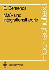 E-Book (pdf) Maß- und Integrationstheorie von Ehrhard Behrends