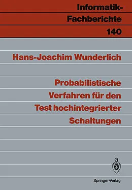E-Book (pdf) Probabilistische Verfahren für den Test hochintegrierter Schaltungen von Hans-Joachim Wunderlich