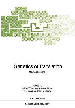 Couverture cartonnée Genetics of Translation de 