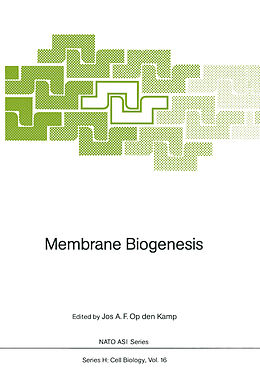 Couverture cartonnée Membrane Biogenesis de 