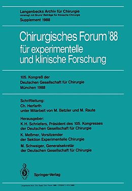 E-Book (pdf) 105. Kongreß der Deutschen Gesellschaft für Chirurgie München, 6.9. April 1988 von 