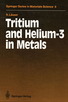 eBook (pdf) Tritium and Helium-3 in Metals de Rainer Lässer