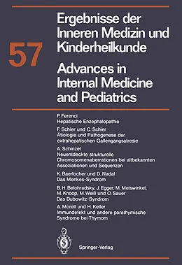 E-Book (pdf) Ergebnisse der Inneren Medizin und Kinderheilkunde/Advances in Internal Medicine and Pediatrics von P. Frick, G.-A. von Harnack, K. Kochsiek