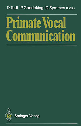 eBook (pdf) Primate Vocal Communication de 