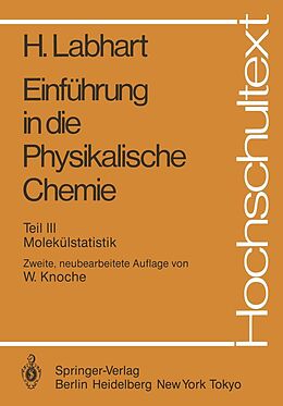 E-Book (pdf) Einführung in die Physikalische Chemie von Heinrich Labhart