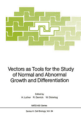 Couverture cartonnée Vectors as Tools for the Study of Normal and Abnormal Growth and Differentiation de 