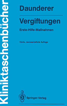 E-Book (pdf) Vergiftungen von Max Daunderer