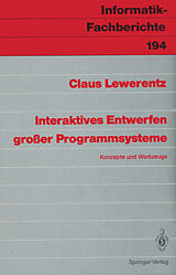 E-Book (pdf) Interaktives Entwerfen großer Programmsysteme von Claus Lewerentz