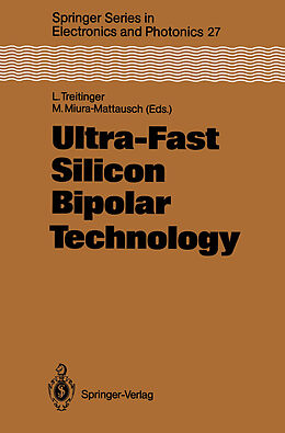 Couverture cartonnée Ultra-Fast Silicon Bipolar Technology de 