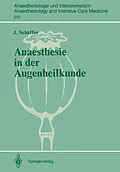 E-Book (pdf) Anaesthesie in der Augenheilkunde von J. Schäffer