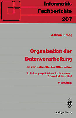 E-Book (pdf) Organisation der Datenverarbeitung an der Schwelle der 90er Jahre von 